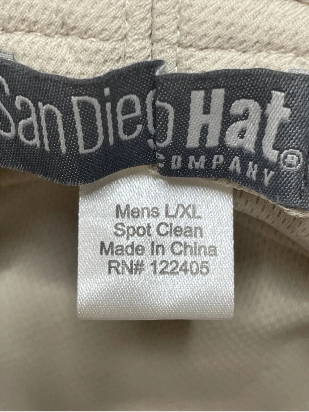Boonie Bucket Hat Vented Sun Hiking Fishing Khaki L XL Outdoor NEW